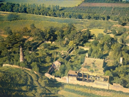 南京老照片：1944年，长江与幕府山