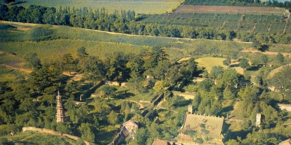 南京老照片：1944年，长江与幕府山